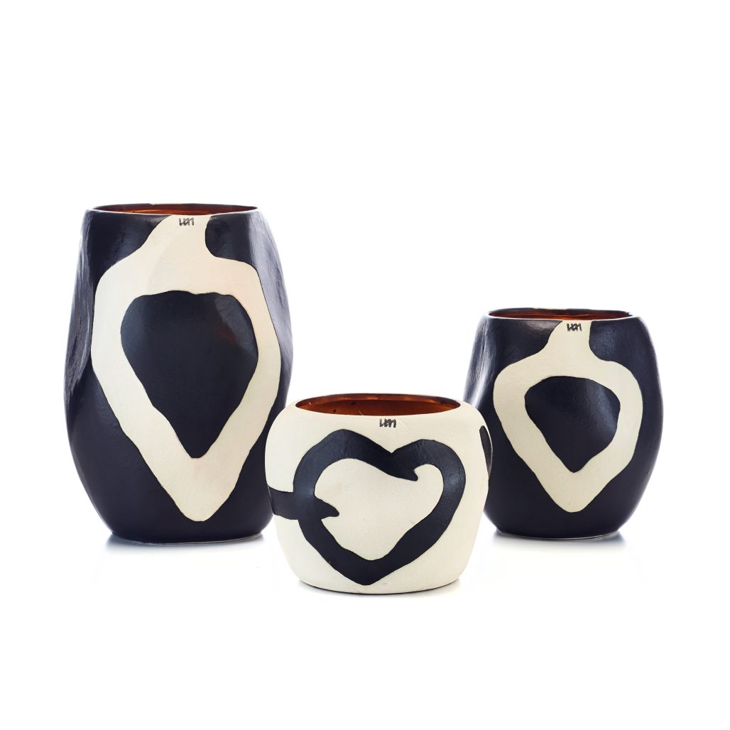 Cape Artistic Black Kerze