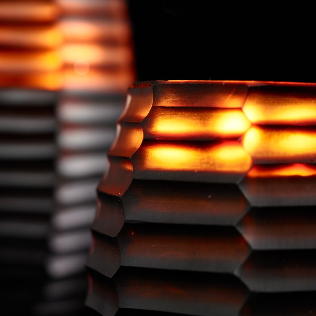 Cubo Amber Kerze