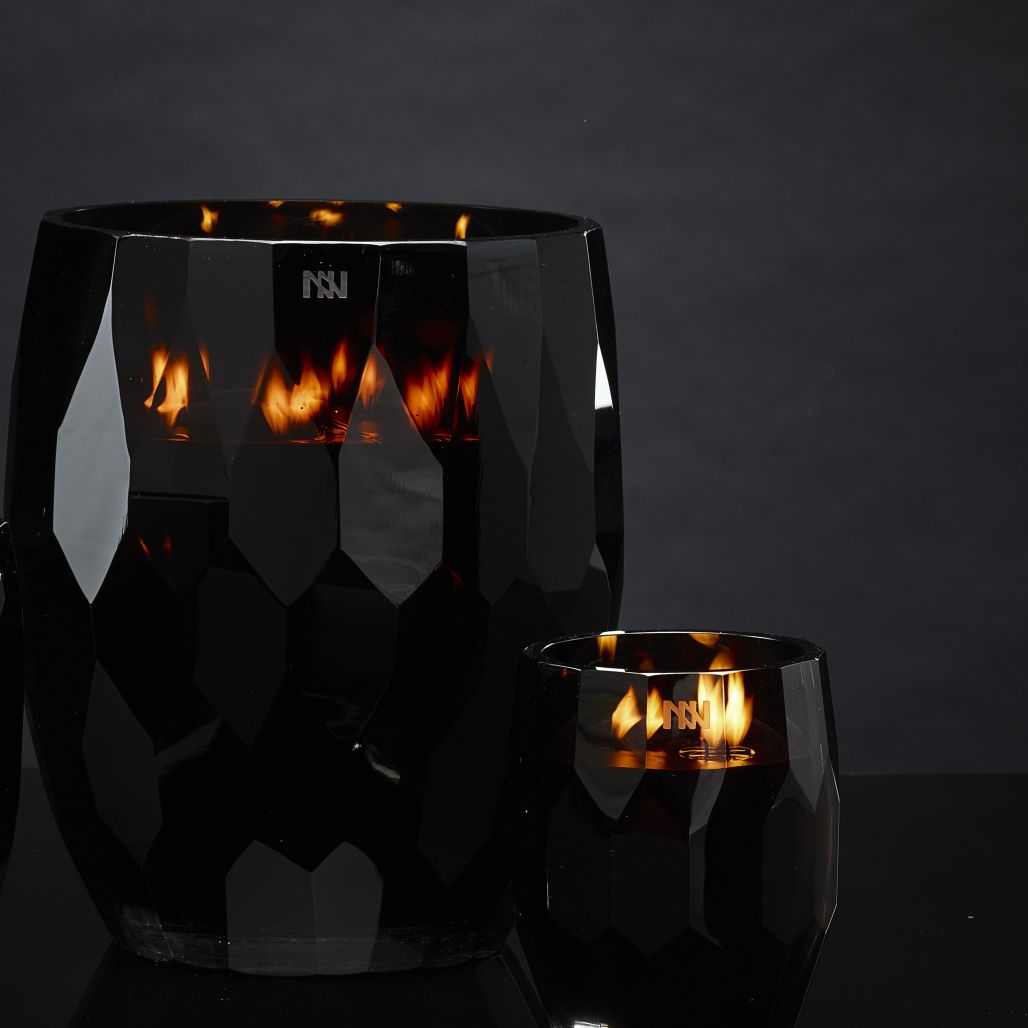Jewel Black Kerze